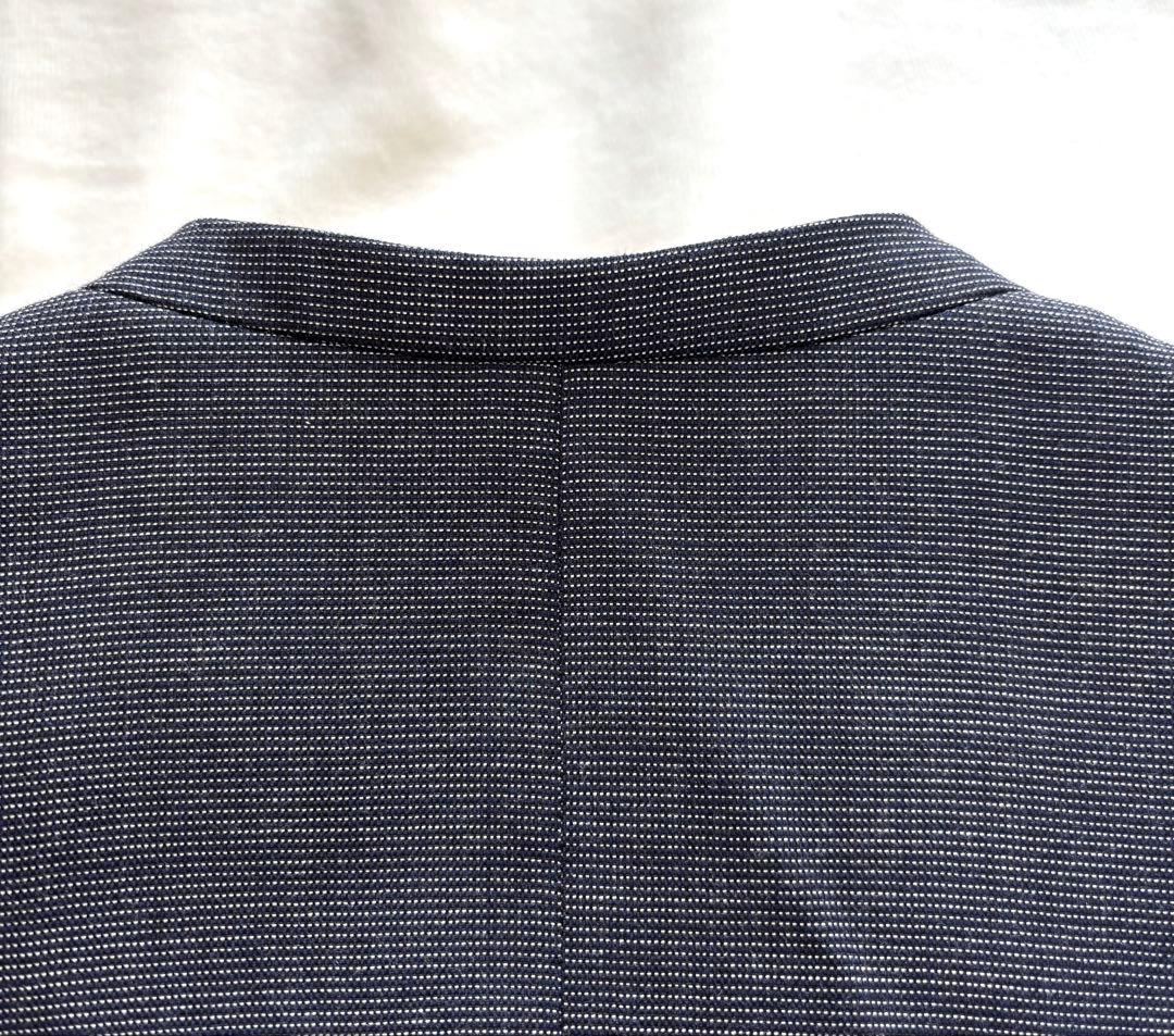 美品☆トゥモローランド ノーカラー　ジャケット パンツ スーツ イタリア生地