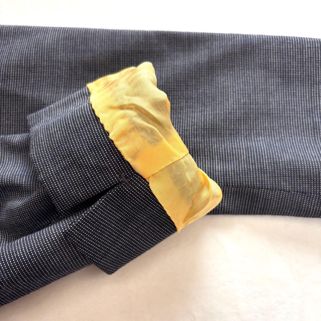 美品☆トゥモローランド ノーカラー　ジャケット パンツ スーツ イタリア生地