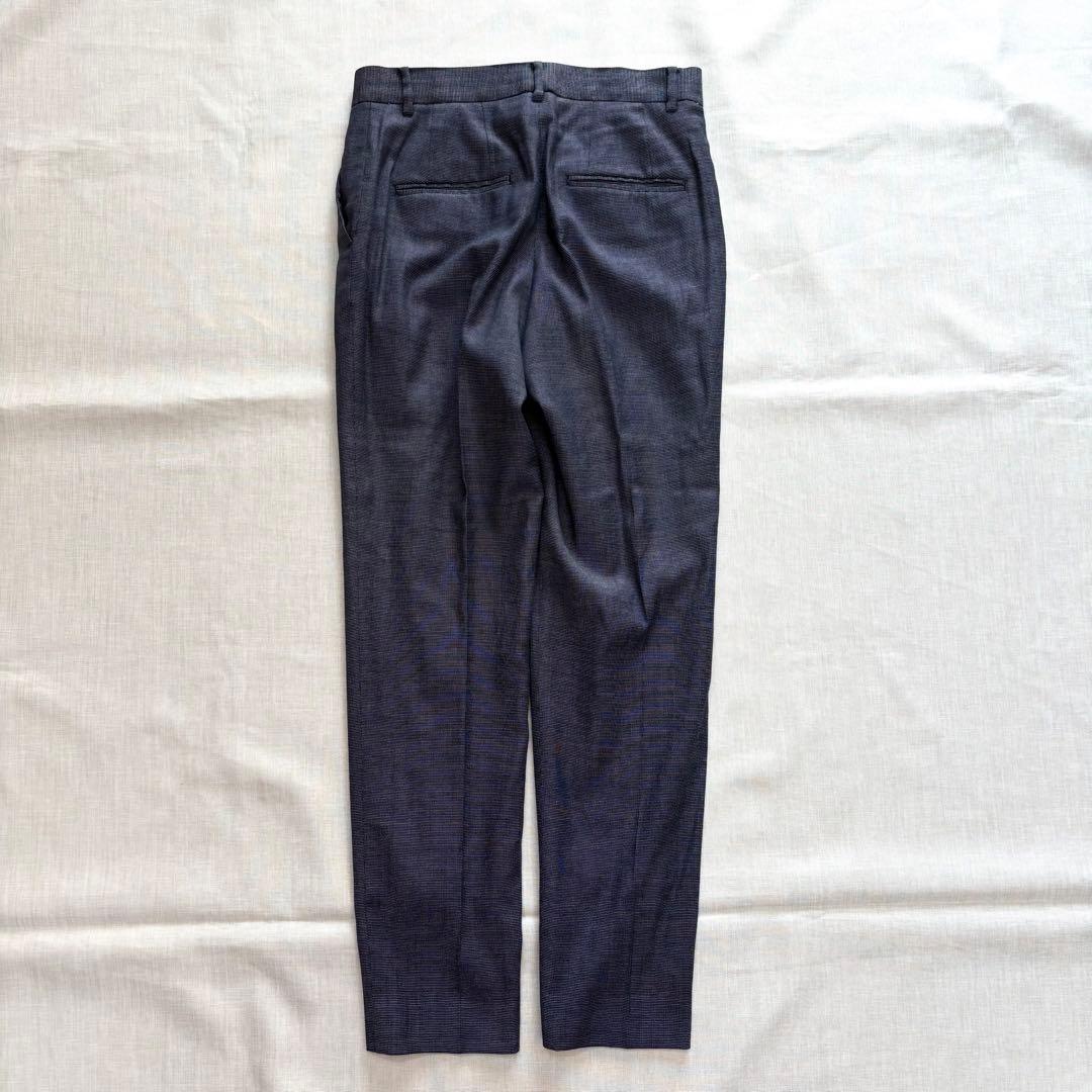 美品☆トゥモローランド ノーカラー　ジャケット パンツ スーツ イタリア生地