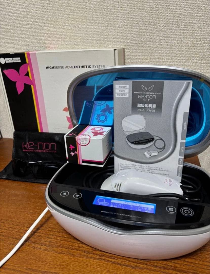 ◻️ほぼ未使用・美品◻️ 家庭用脱毛器　ケノン　Ver.7.1 眉毛脱毛器付