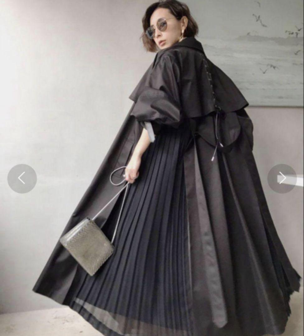 Ameri　BALLOON SLEEVE PLEATS TRENCH