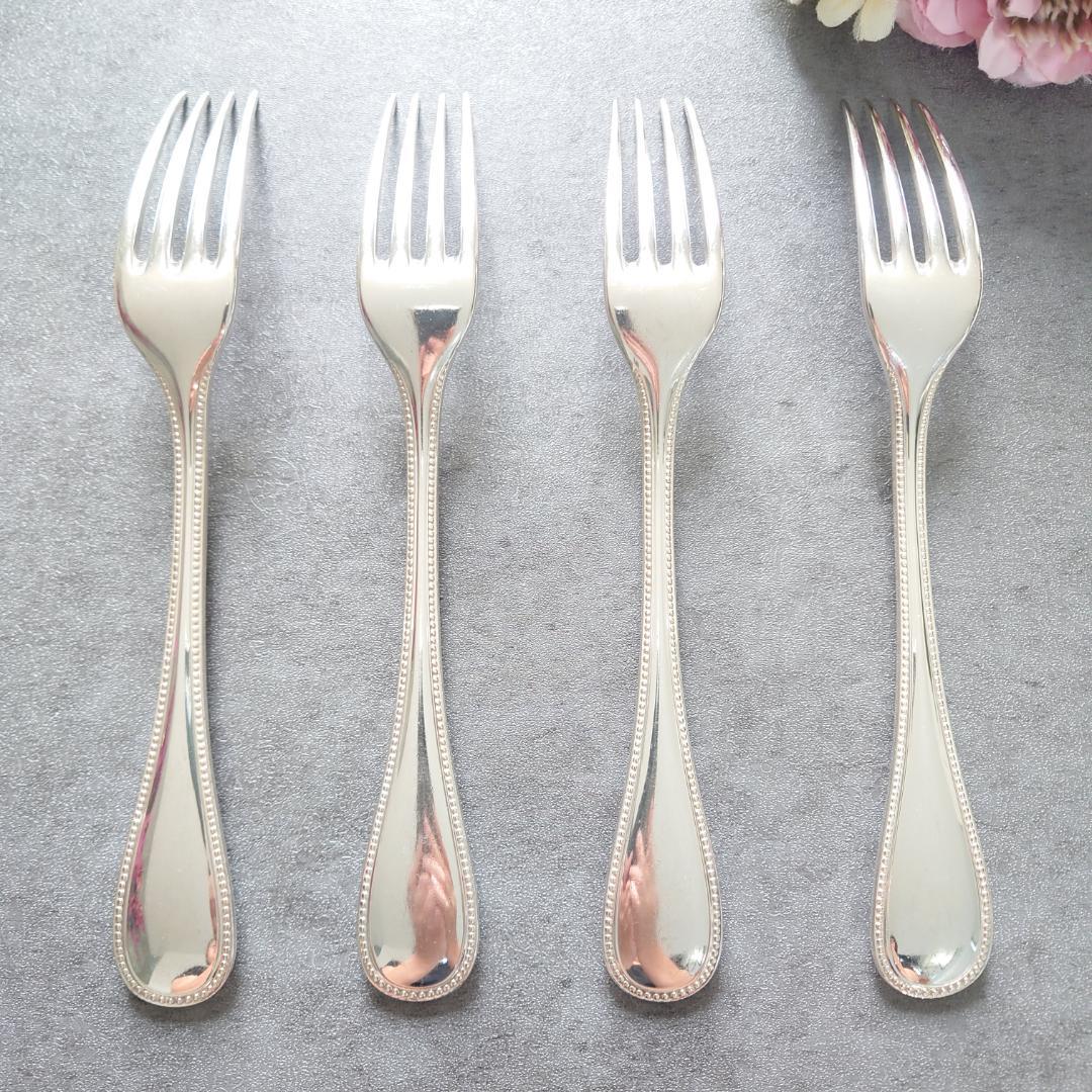 希少 クリストフル パール スタンダードフォーク 4点