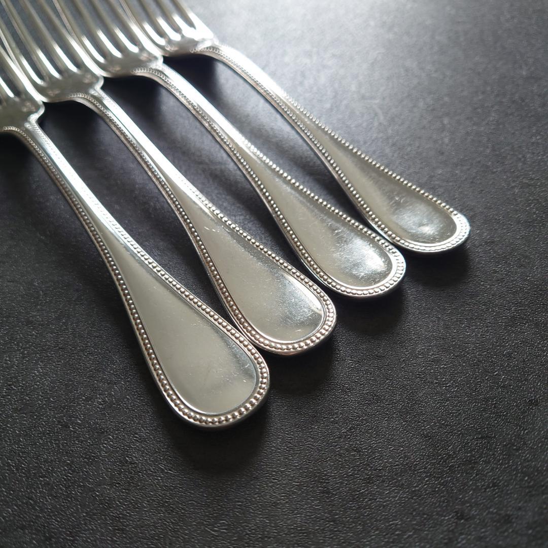 希少 クリストフル パール スタンダードフォーク 4点