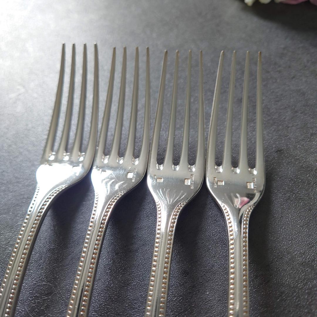 希少 クリストフル パール スタンダードフォーク 4点