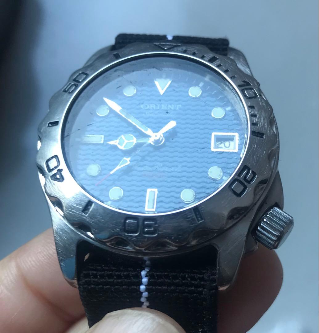 【動作品】ORIENT オリエント ダイバー 自動巻 機械式 メンズ 腕時計