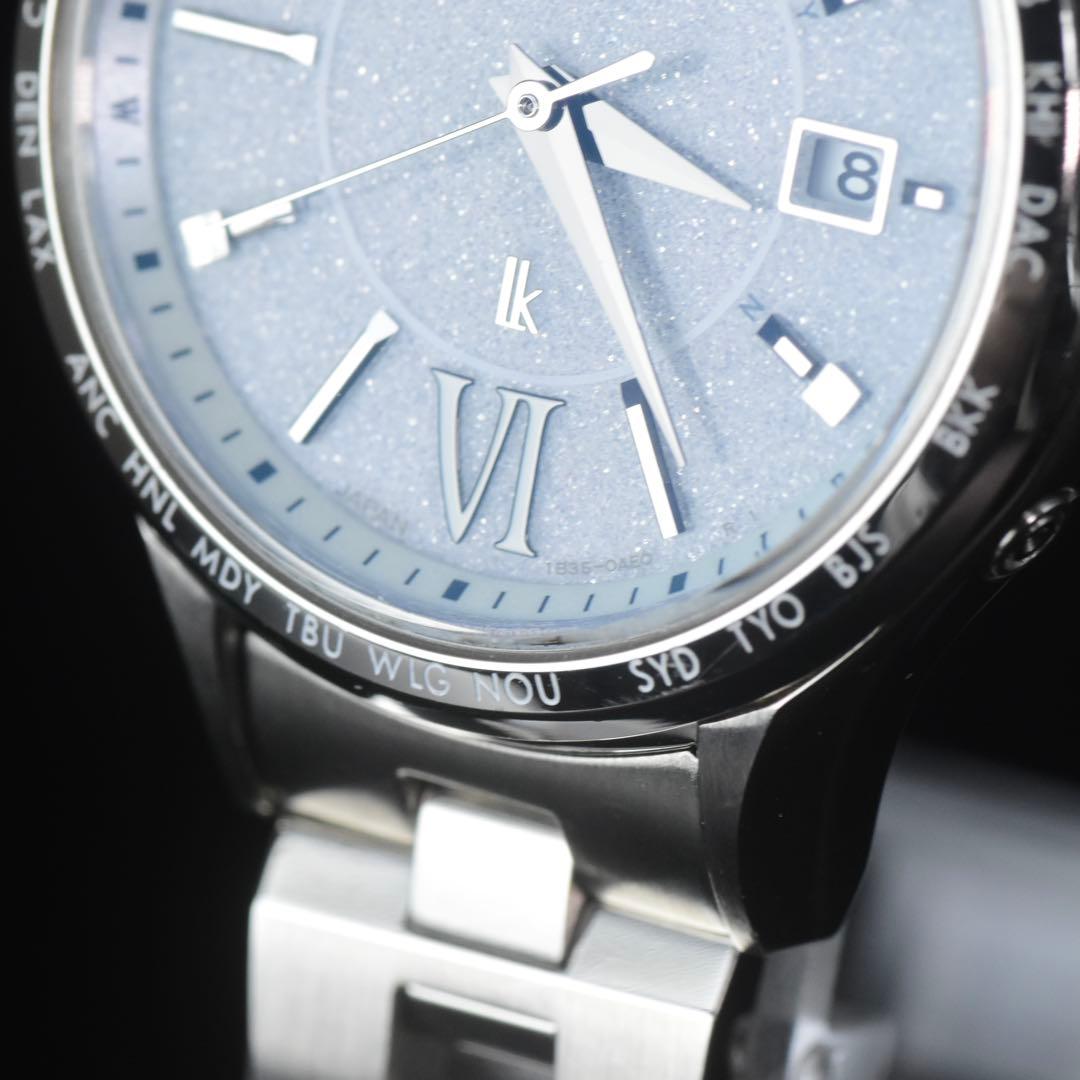 極美品 セイコーLk レディース腕時計1B35-0AY0 ラメ文字盤 白