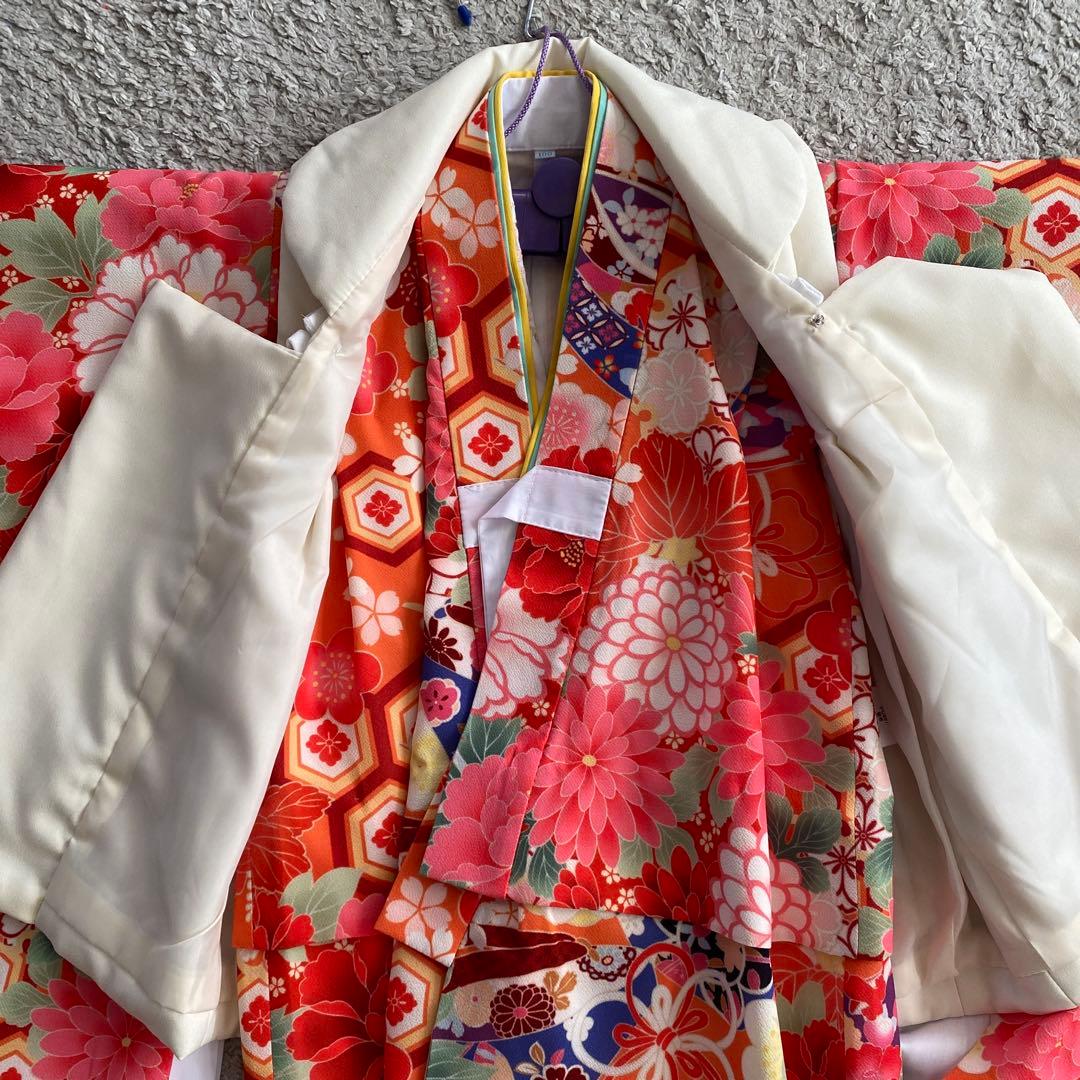 キャサリンコテージ　七五三　着物　3歳　双子ちゃん　被布　襦袢付き