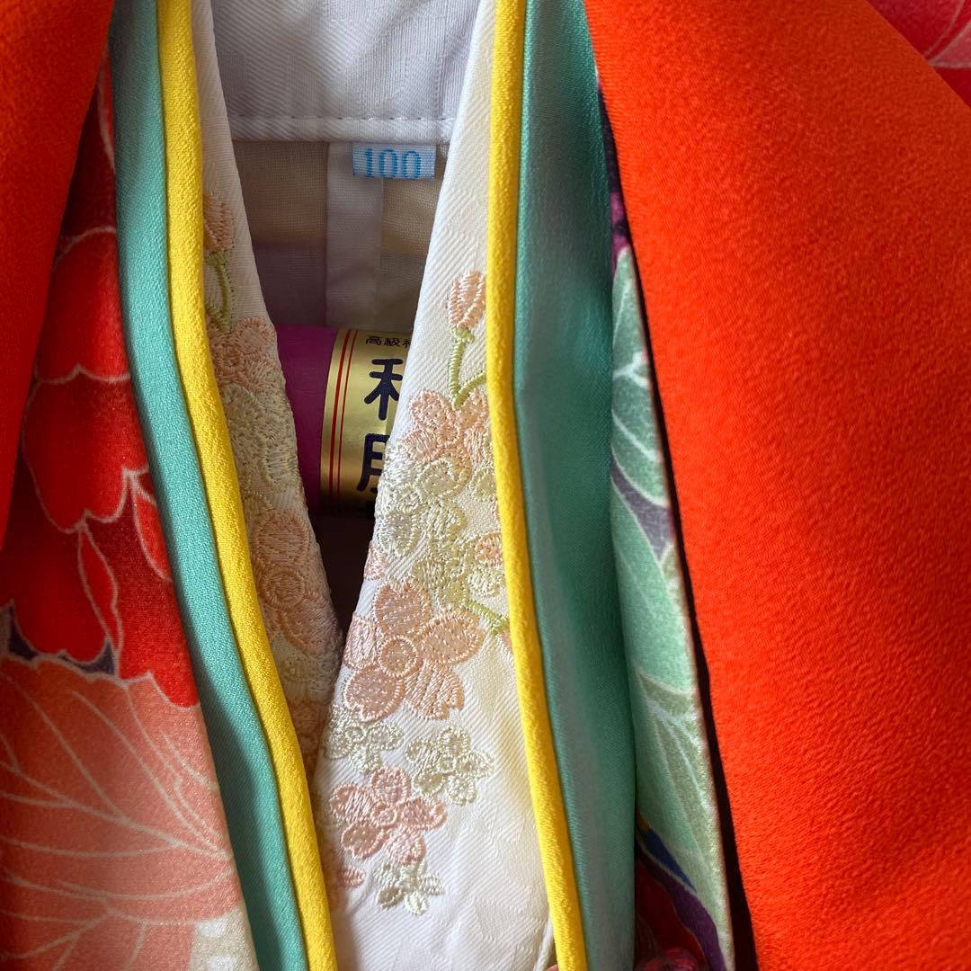 キャサリンコテージ　七五三　着物　3歳　双子ちゃん　被布　襦袢付き