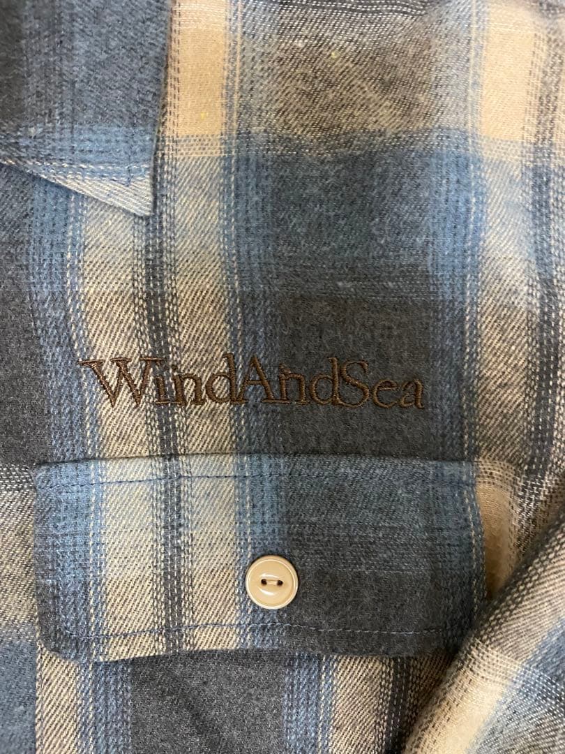 WIND AND SEA チェックシャツ Lサイズ