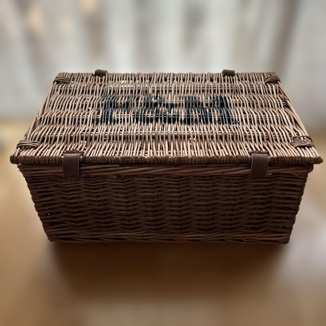 ＜未使用・美品＞英国F&M フォートナム&メイソン　ハンパーバスケット