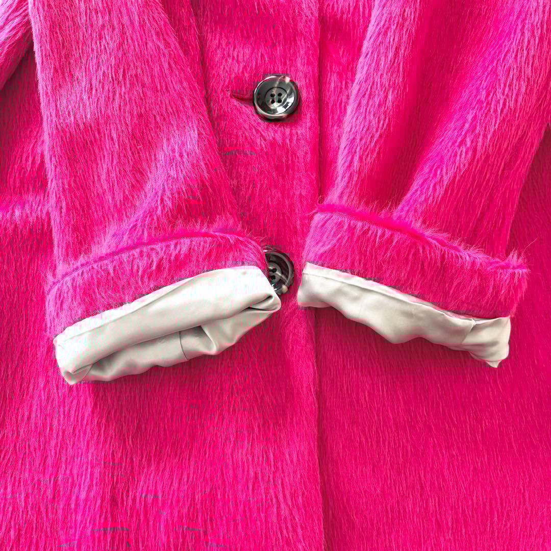 イネド INED アルパカ シャギー チェスター コート