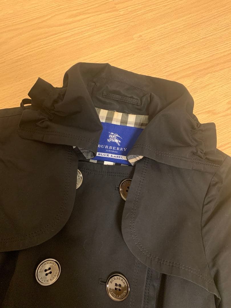 ⭐︎最終価格⭐︎匿名配送【バーバリーブルーレーベル】トレンチコート ブラック