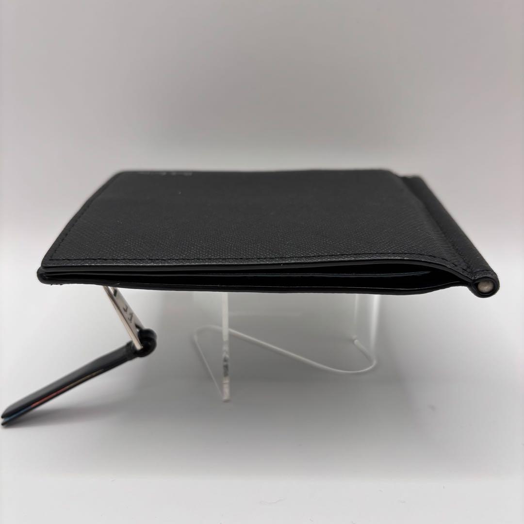 paul smith 二つ折り財布　マネークリップ　ブラック　札入れ　小銭入れ