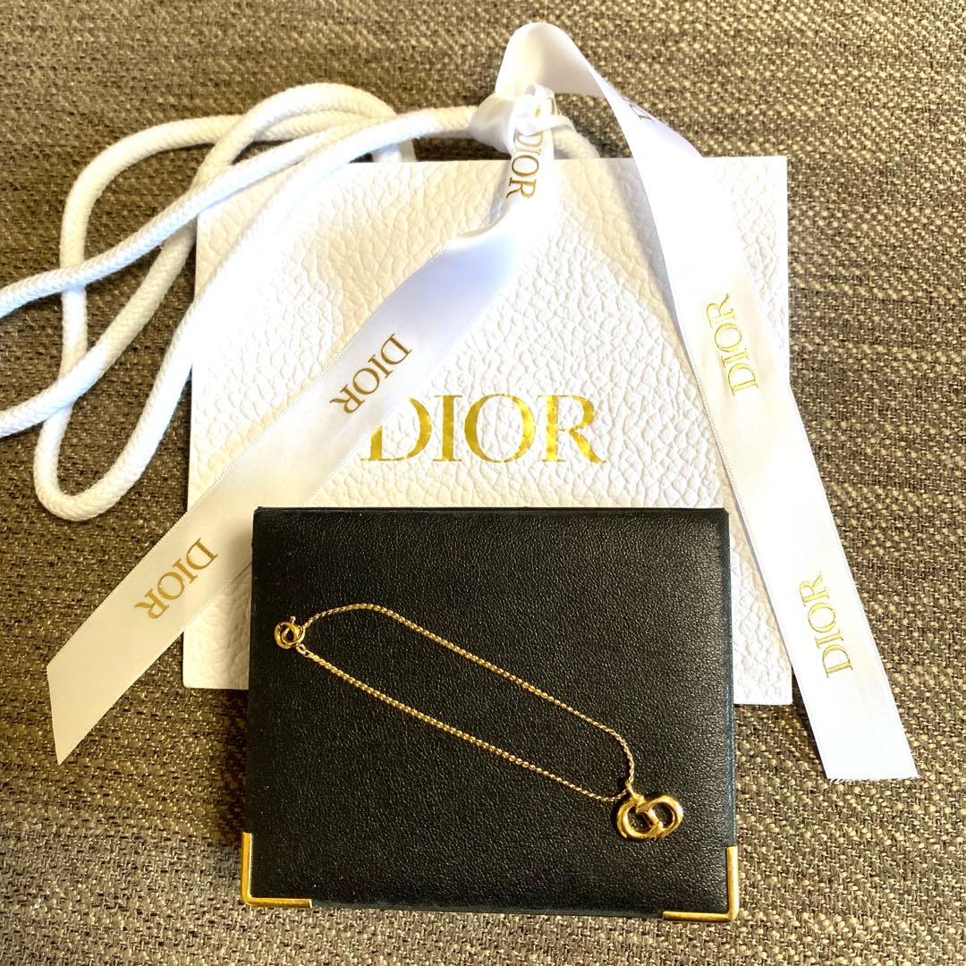 Christian Dior CDロゴ チェーン ブレスレット・美品・