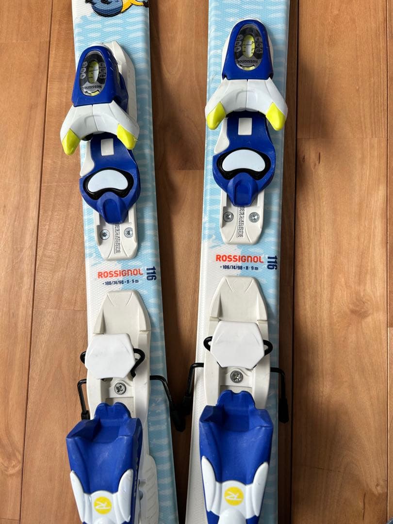 ROSSIGNOL 116 ミニオンスキー板、靴 21.5cm セット