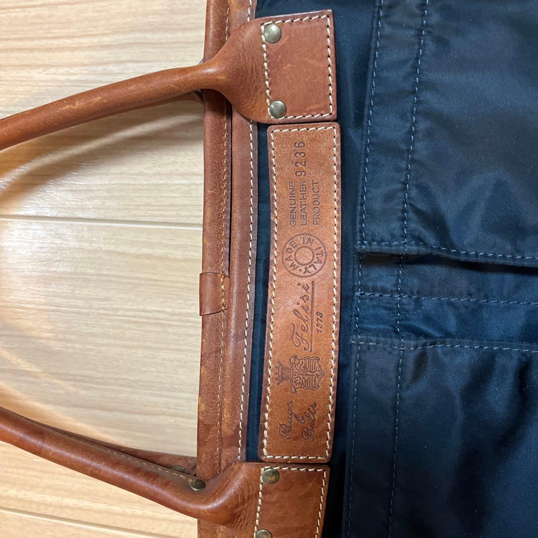 フェリージ　ネイビー トートバッグ