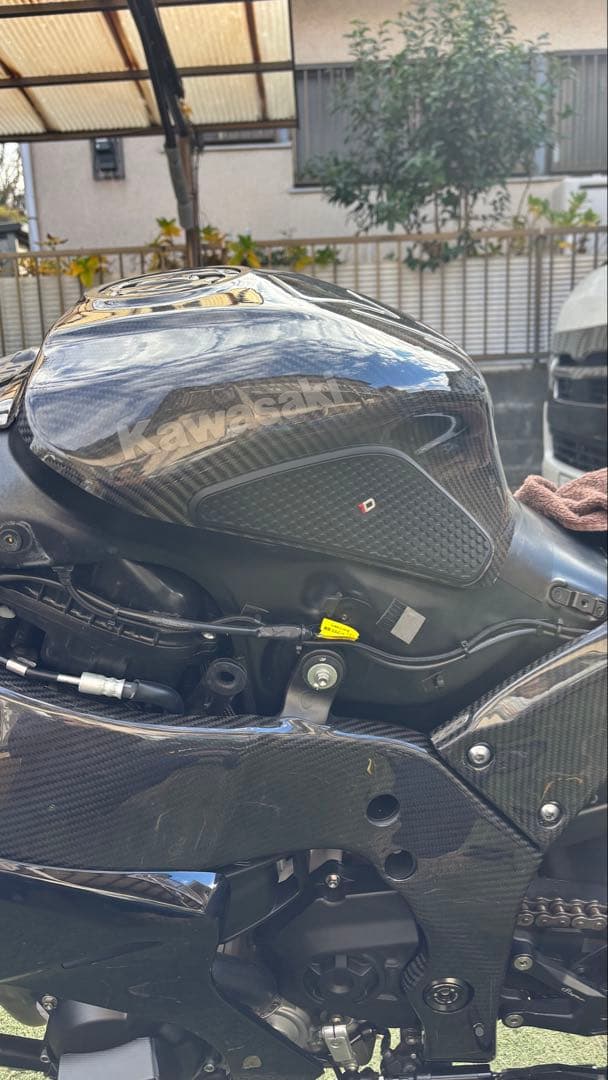 zx10r 2021〜 タンクカバー カーボン