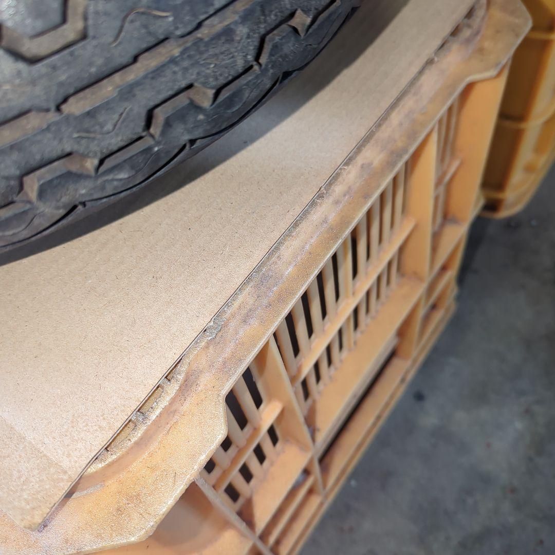 ２型シャリー純正3本スポークタイヤホイールセットハブ付き！