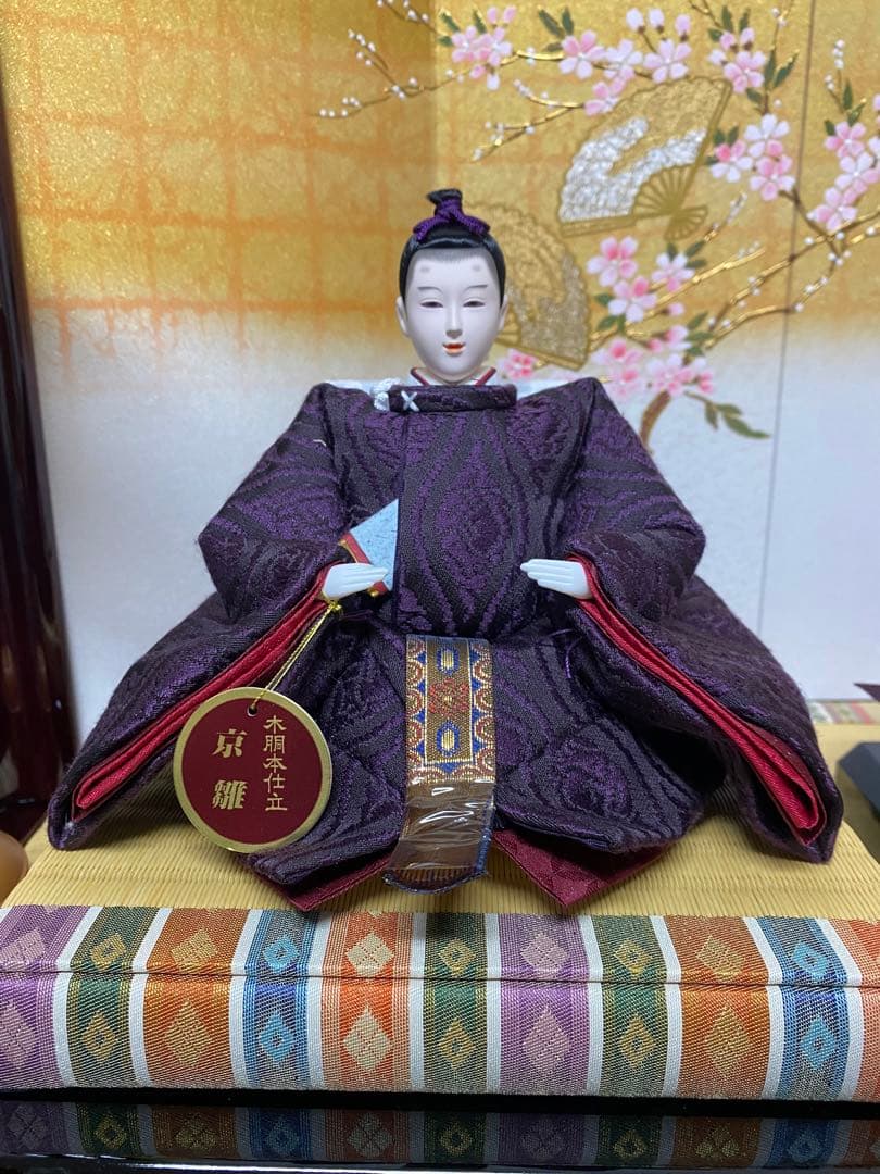 東京久月　雛人形　親王飾り収納セット　頭：元光　作・本胴本仕立て　京雛