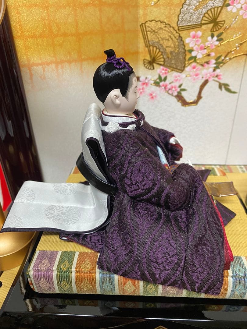 東京久月　雛人形　親王飾り収納セット　頭：元光　作・本胴本仕立て　京雛
