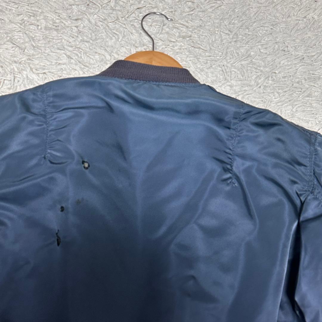 ALPHA 米国製 50s復刻 MA-1 フライトジャケット エアフォースブルー