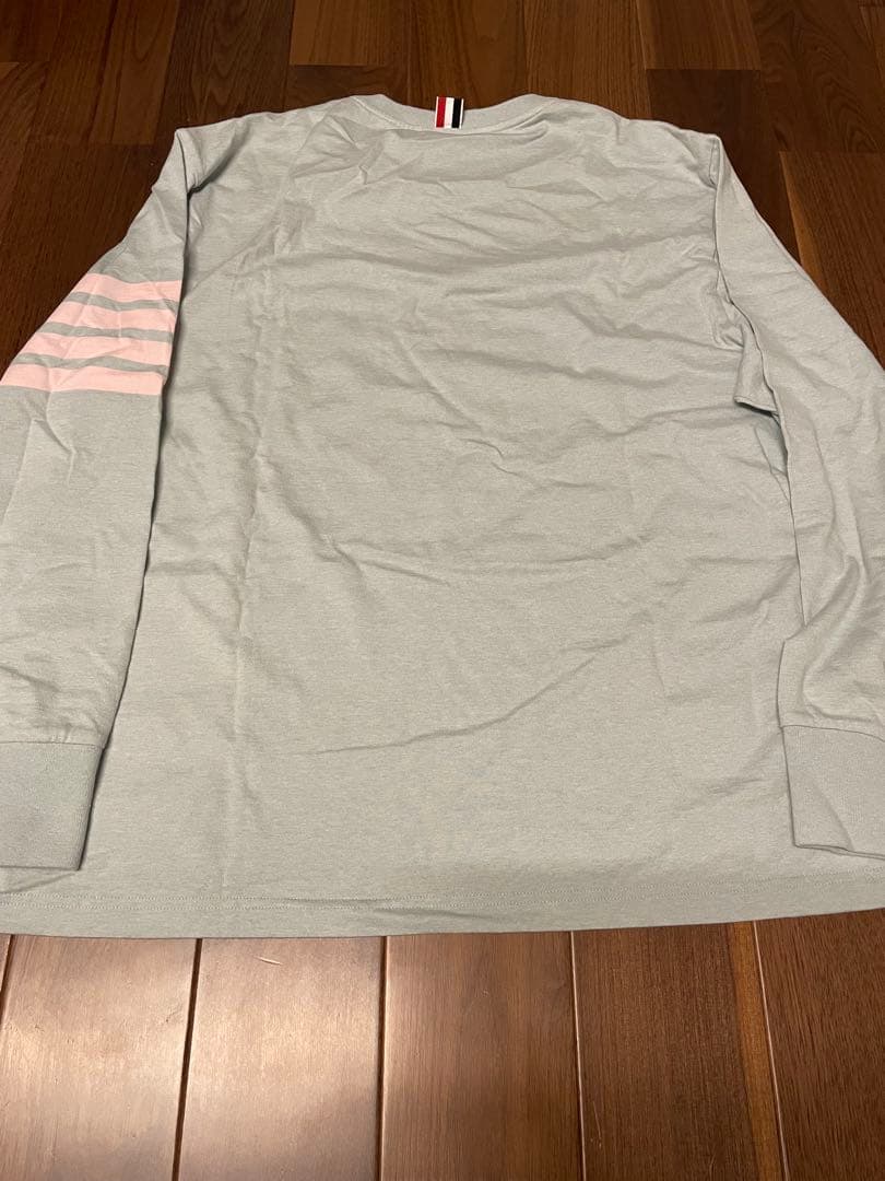 THOM BROWNE 4bar 長袖シャツ サイズ2 ブルーグリーン