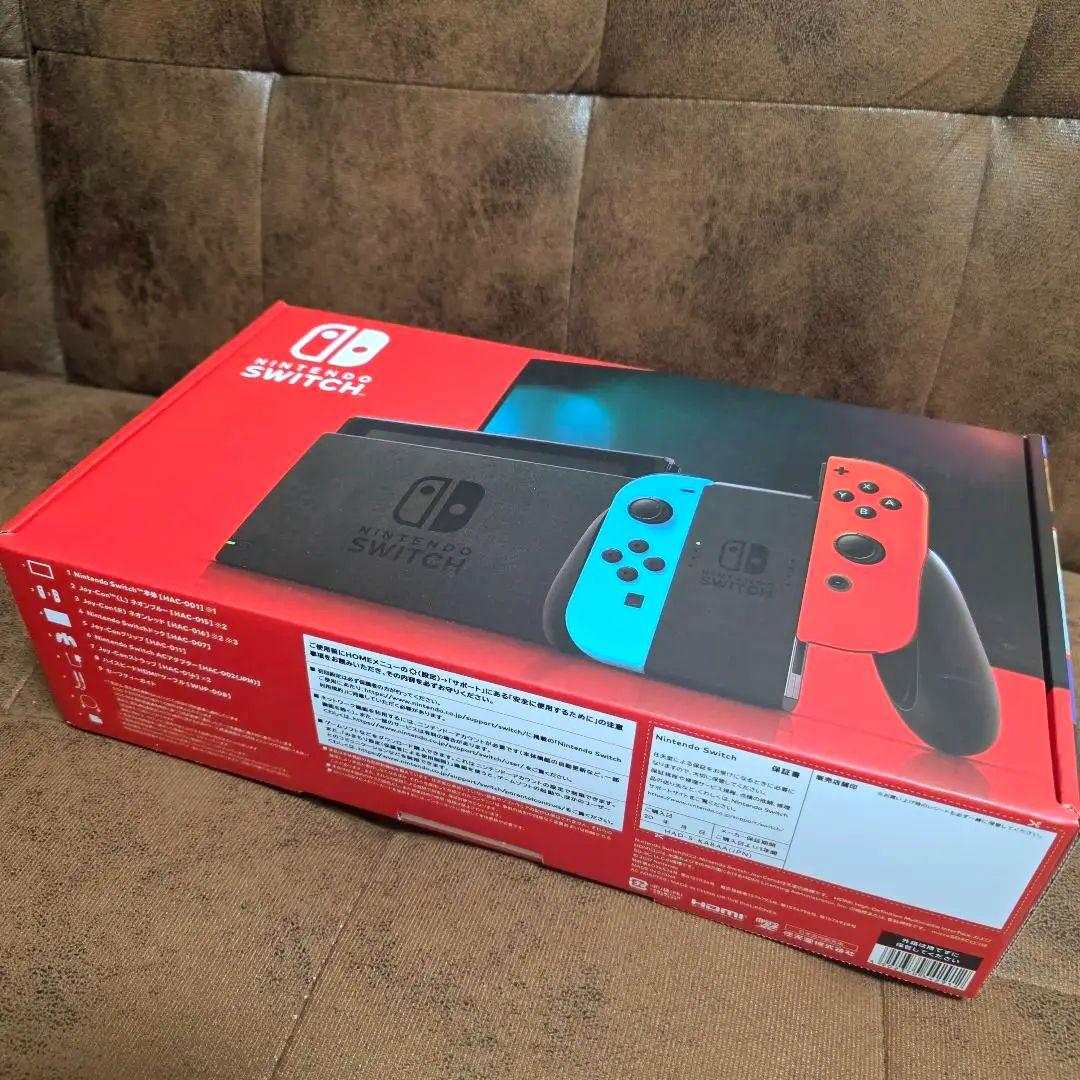 【新品未使用】Nintendo Switch 本体 ネオンブルー/レッド