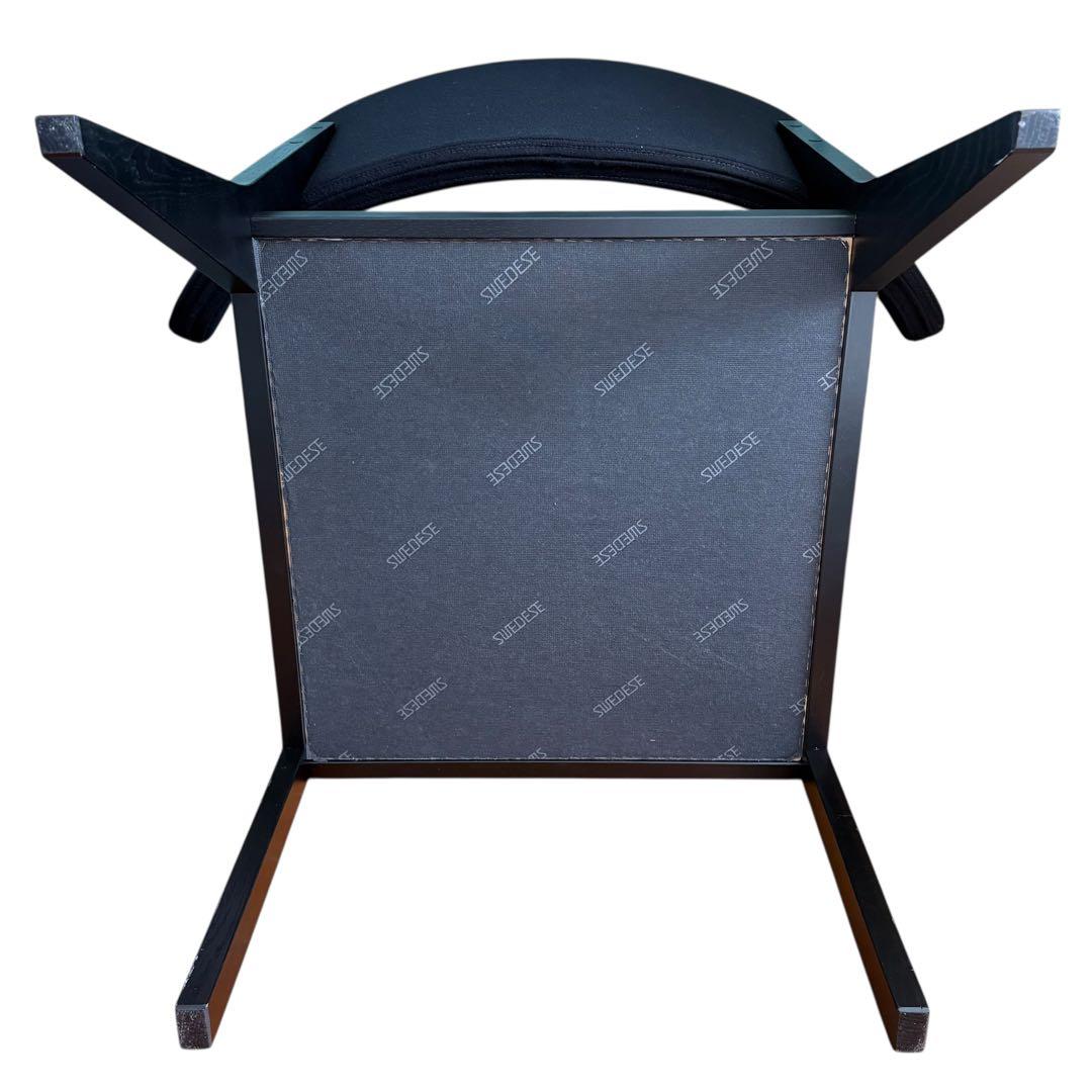 Swedese Cartoon カールトン アームチェア ブラックレザー 北欧