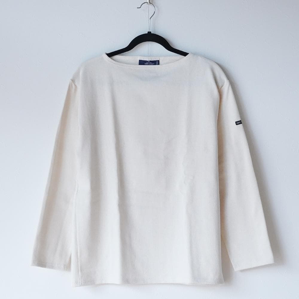 【新品未使用】SAINT JAMES T5 ウェッソン エクリュ 無地