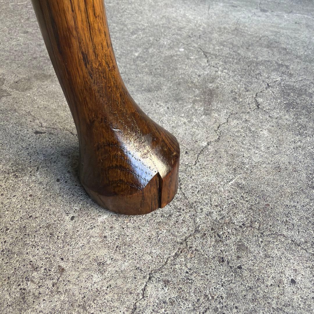 オールドヴィンテージ　オークウィンザーチェア　カントリー　猫脚