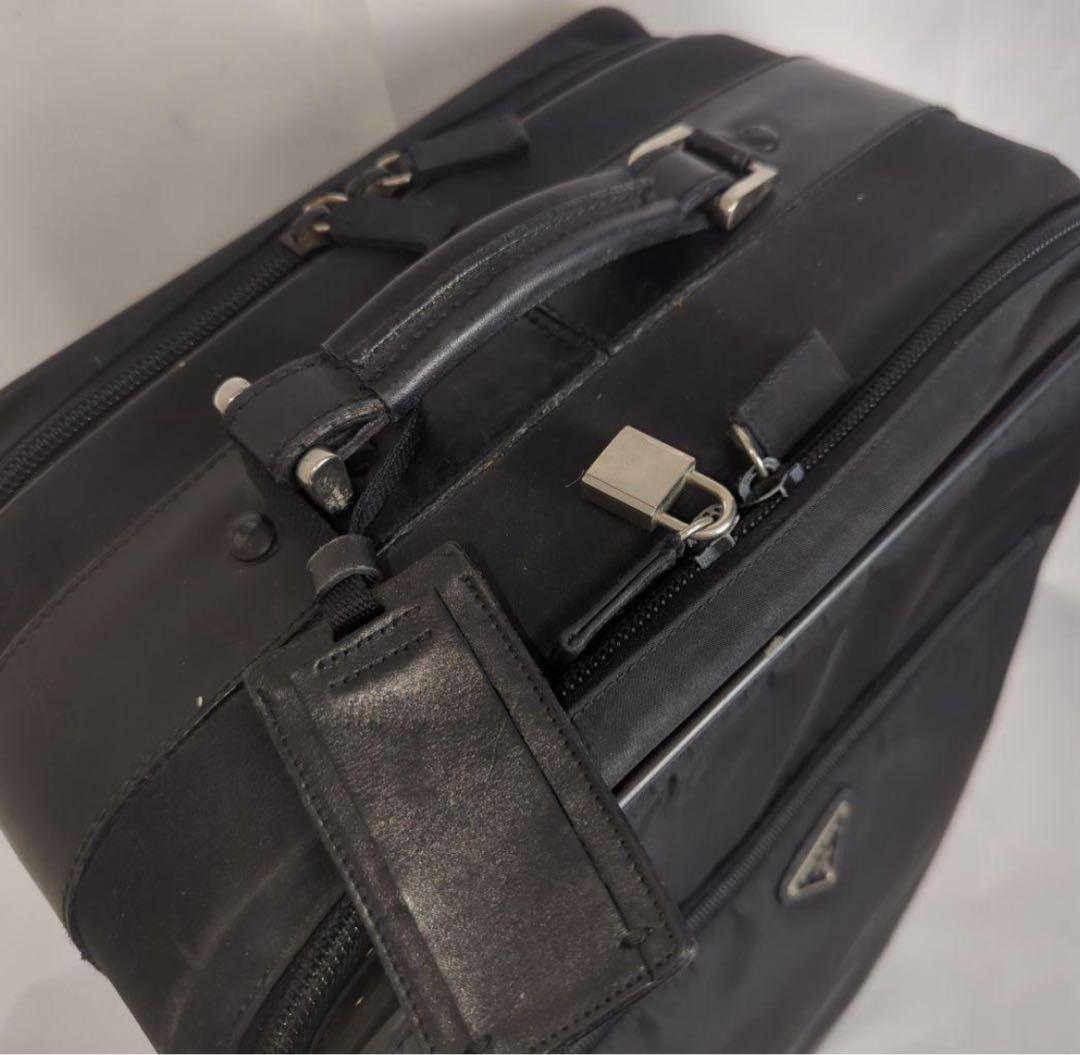 ^*^様 正規品　PRADA プラダ ナイロン レザー キャリーケース スーツケ