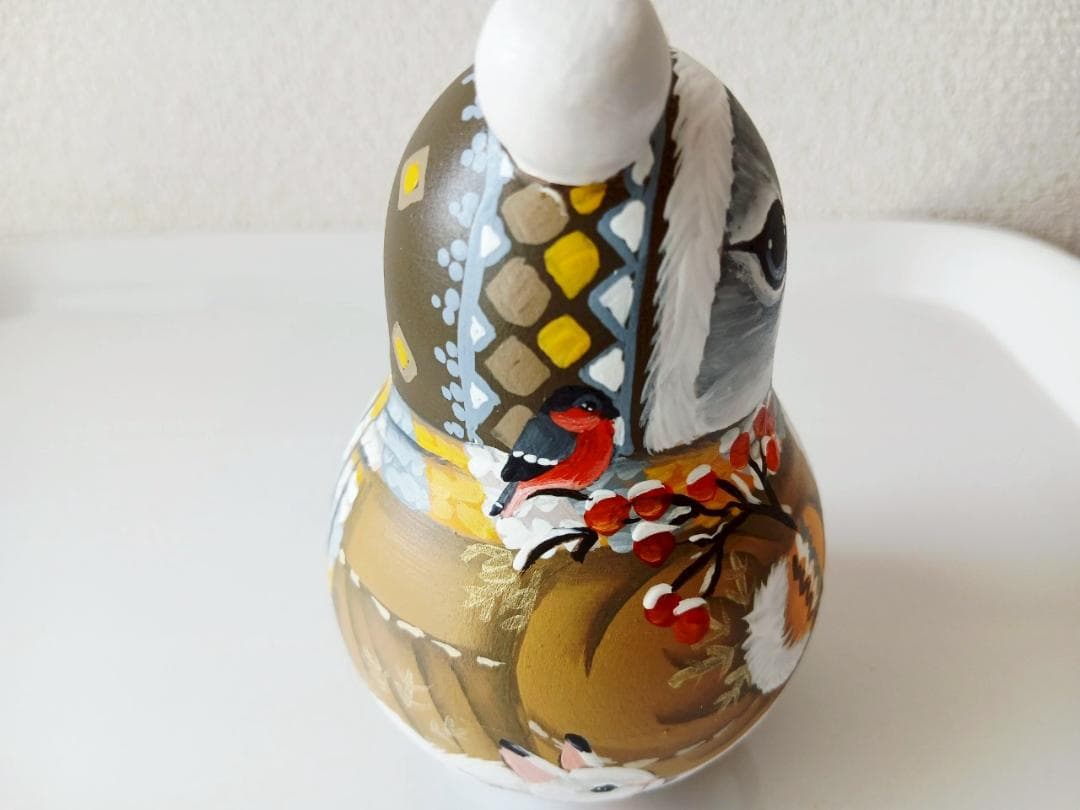 【CBT125】10cm級 おきあがりこぼし(大) スベトラーナ ぼんぼりねこ