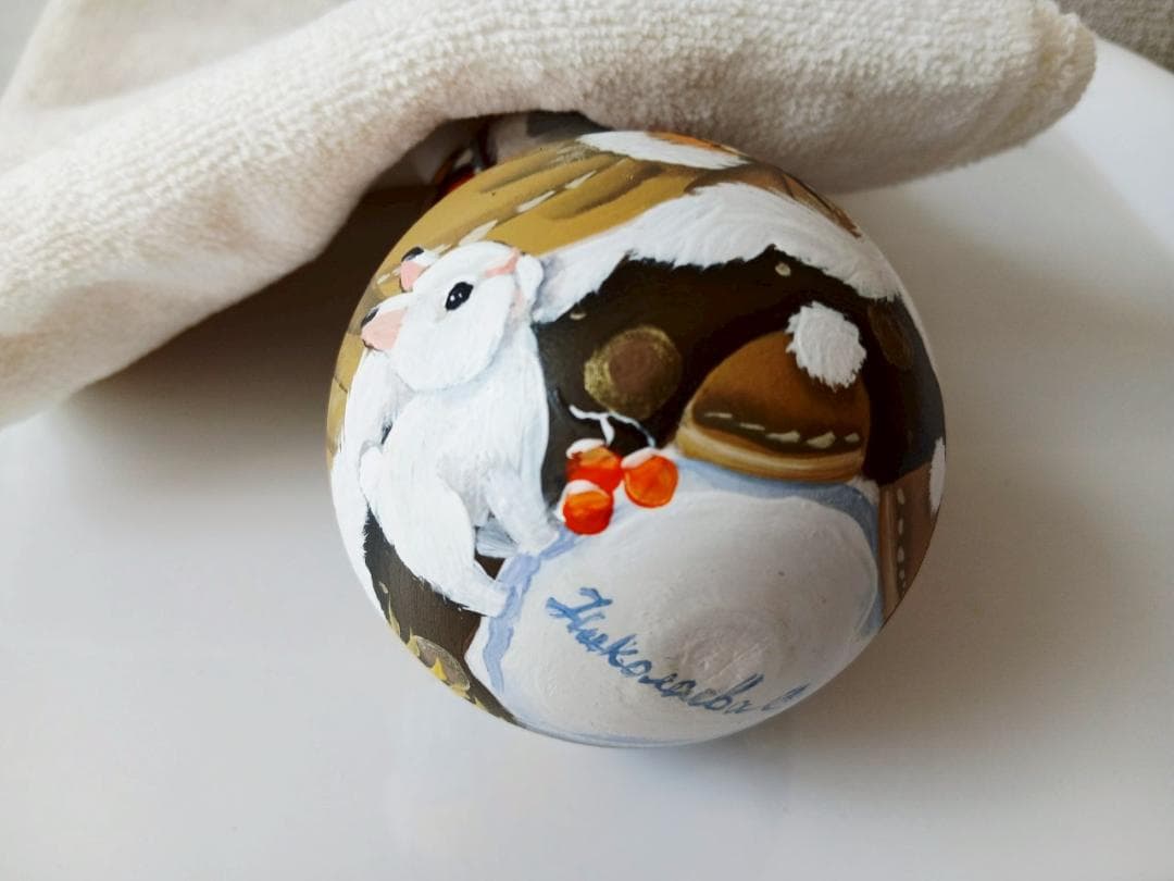 【CBT125】10cm級 おきあがりこぼし(大) スベトラーナ ぼんぼりねこ