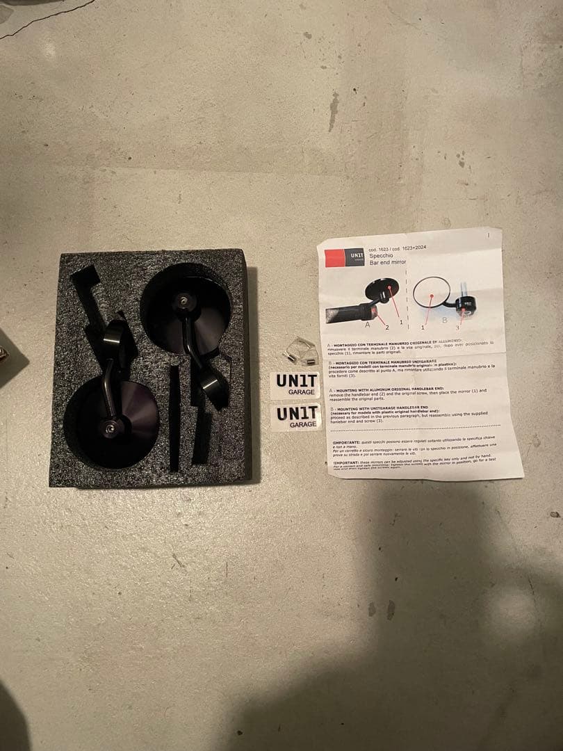 UNIT GARAGE (ユニットガレージ) バーエンドミラー