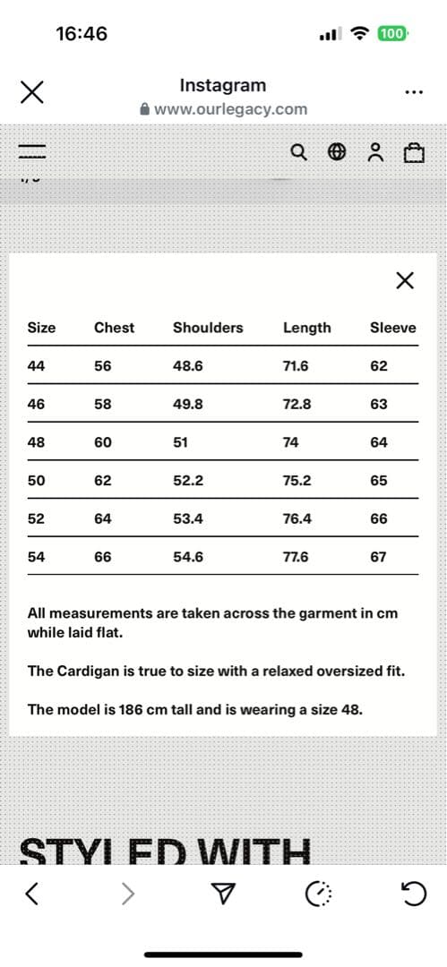 sefr Lee カーディガン