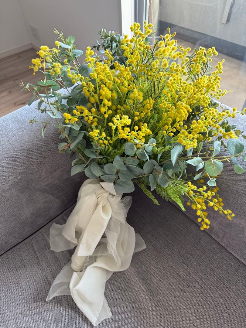 YOUKAEN ウェディングブーケ ミモザ