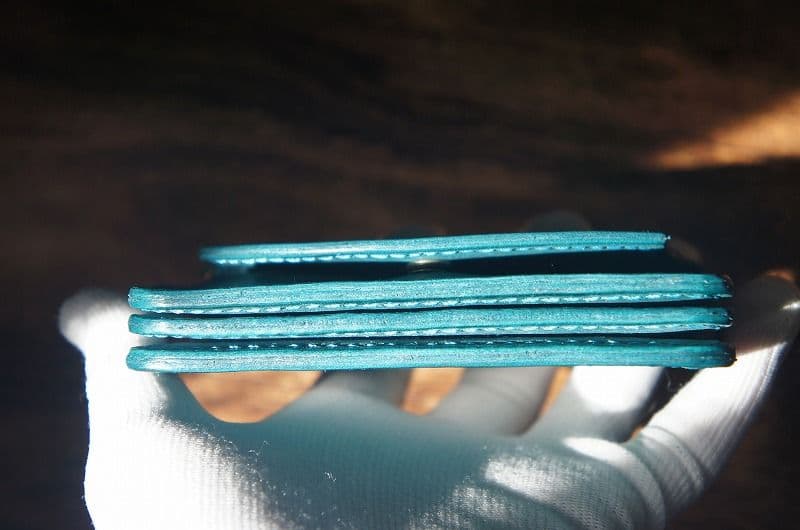 【ワケあり】【送料無料】マヤベリーのミニトラッカーウォレット【ターコイズ】