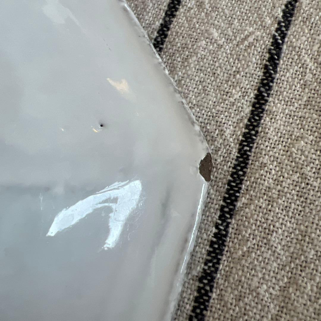 アスティエ　Astier de Villatte 白い八角形陶器皿　プレート