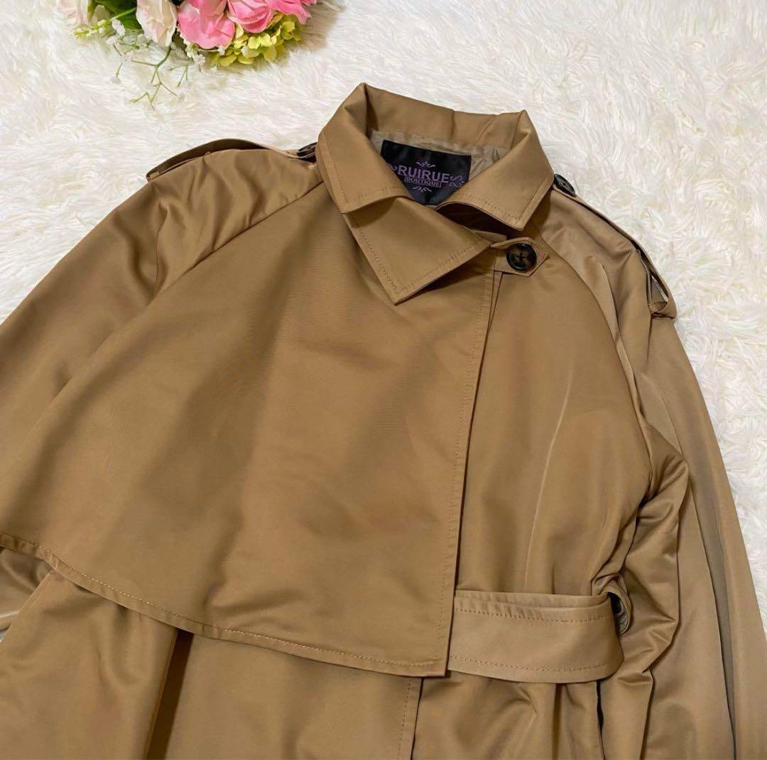 【新品タグ付✨】ルイルエブティック　クールスタイル２wayロングトレンチコート