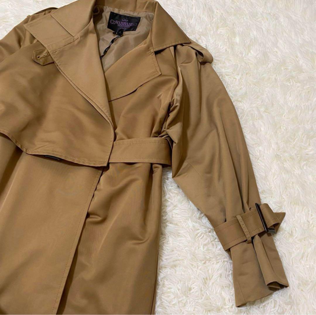 【新品タグ付✨】ルイルエブティック　クールスタイル２wayロングトレンチコート