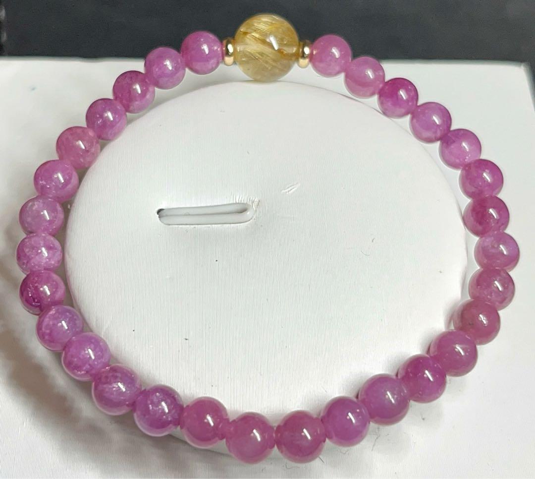 オールドボーイズ様2点まとめ商品　天然石　ガーネット　ルチル　ルビー