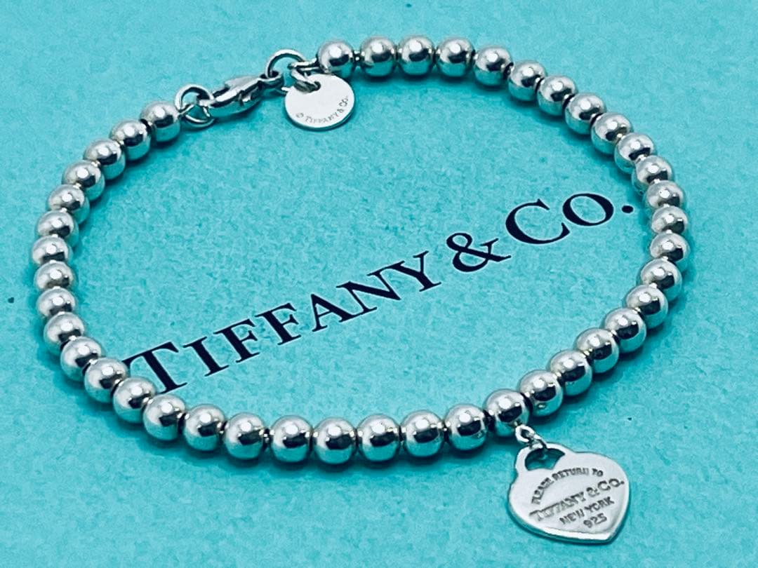 h781 美品　ティファニー　リターントゥ　ミニハート　タグ　ブレスレット925