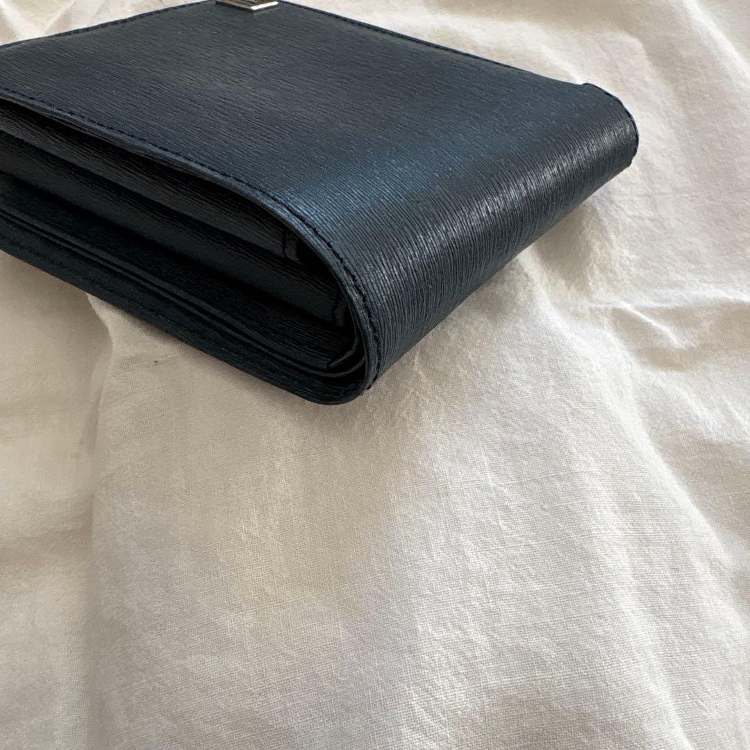極美品✨ポーター　PORTER CURRENT カレント　　二つ折財布　ネイビー
