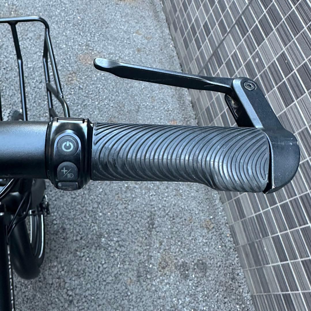 HONBIKE 電動アシスト自転車 前カゴ付走行142キロ