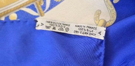 HERMES　カレ 90 LES TAMBOURS シルクスカーフ タグ付き