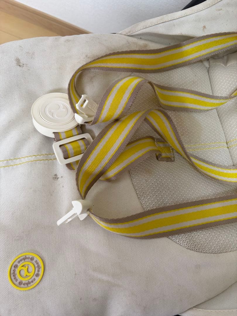 【除菌済み】サイベックス　リベル　オフホワイト　子ども用品　ベビーカー