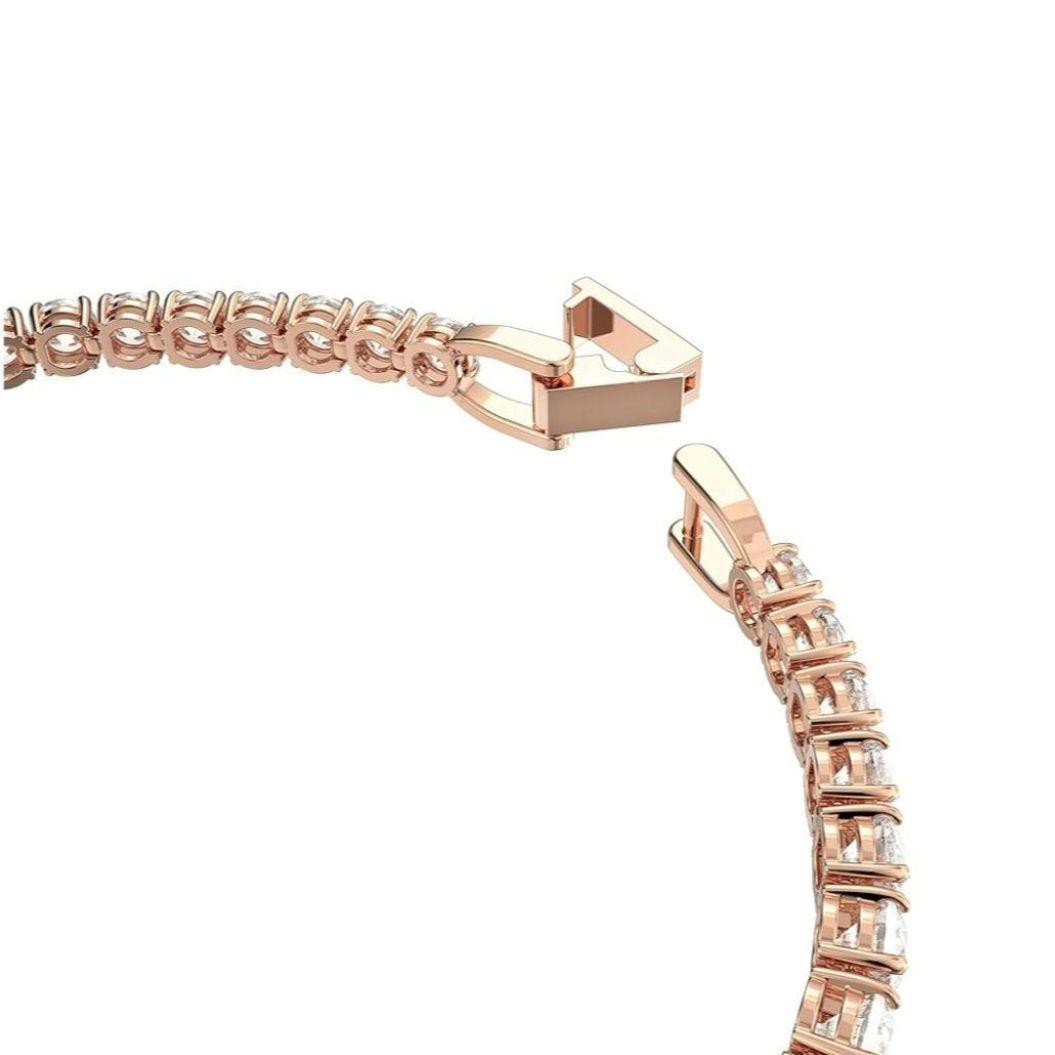 ほぼ新品 SWAROVSKI テニス Dluxe ブレスレット スワロフスキー