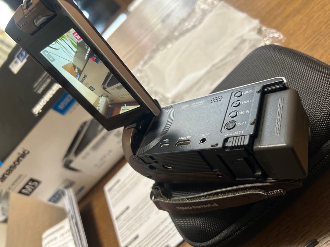 Panasonic HC-W590MS デジタルハイビジョンカメラ　一式ブラウン