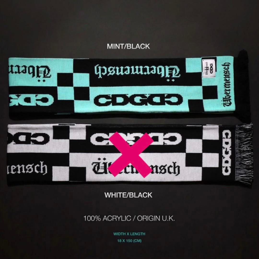 小物 G-DRAGON GDC CHECKERED STOLE mint/black