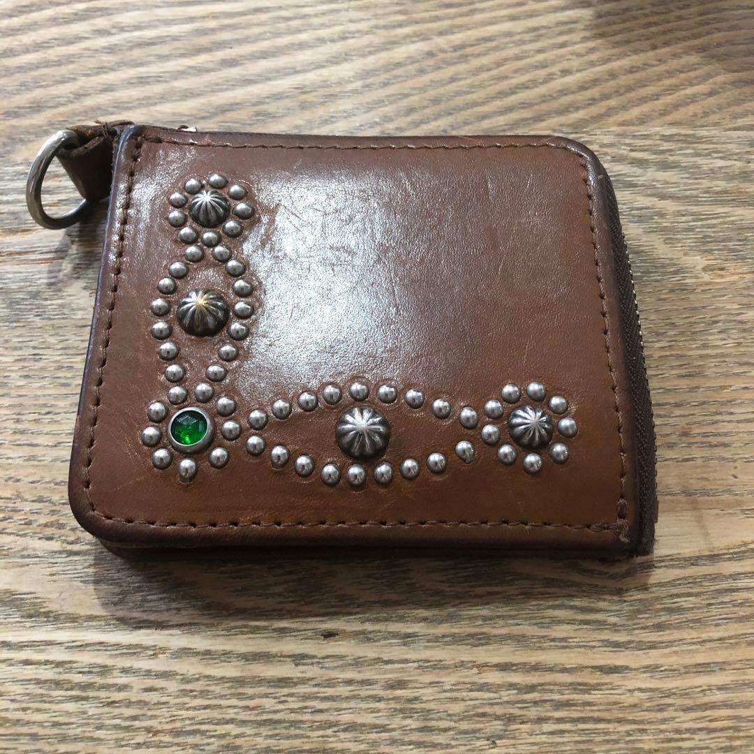 (最終値下げ)HTC 財布 スタッズミニウォレット